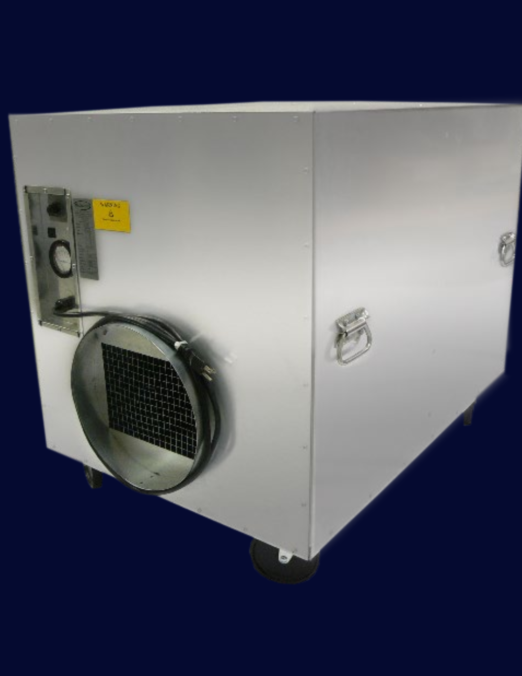 Model: AA2000
Air Flow: 2000 CFM 
Mobile Air Purifier