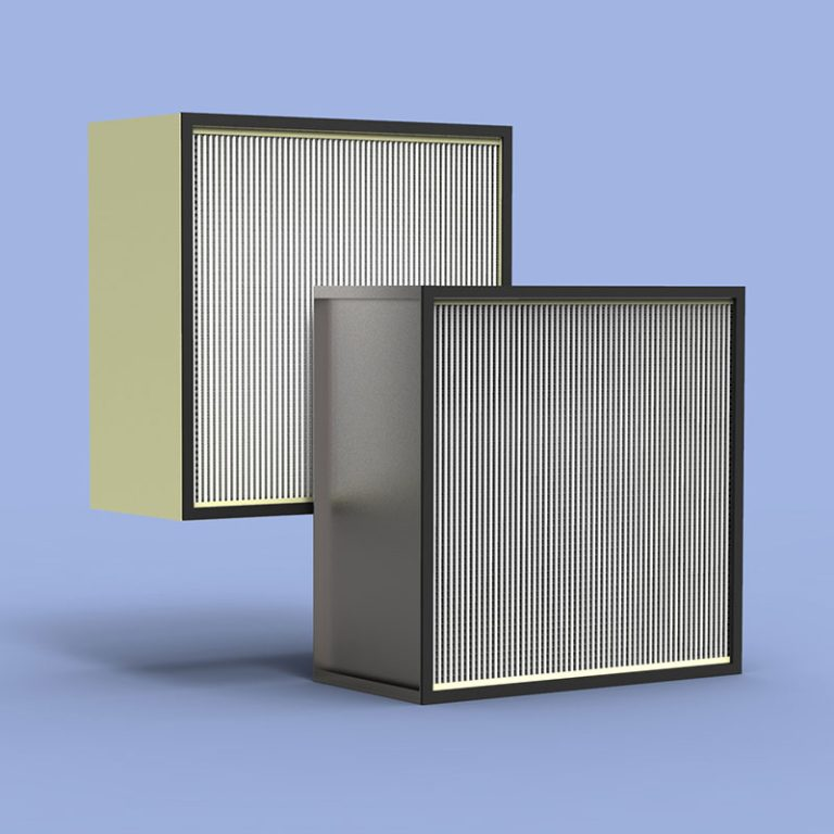 HEPA filtration units product photo with rectangular filter cabinets